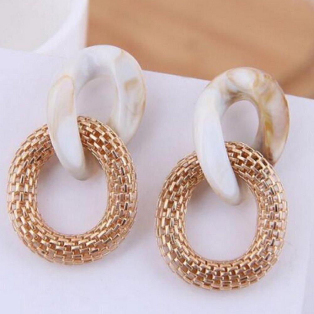 Boho Unique Acrylic drop earrings jewelry